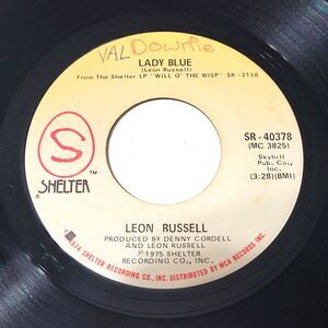 Leon Russell 45 RPM - Lady Blue / Laying Right Here In Heaven - Shelter VG+ Rock